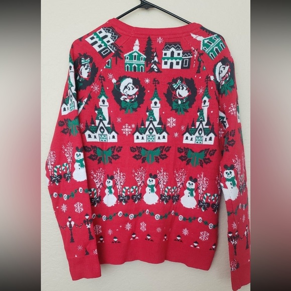 Disney Christmas sweater sz L - Picture 2 of 2